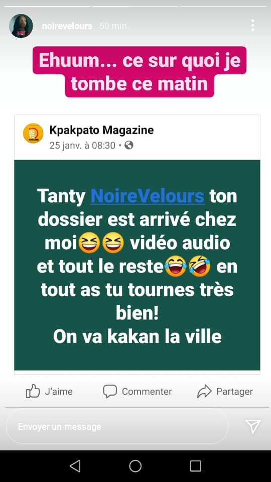 Togo : une s3xtape de l’artiste Noire Velours bientôt révélée ?