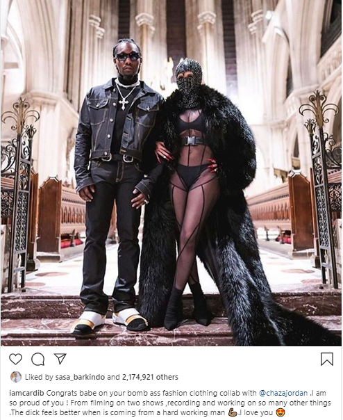 Cette tenue extravagante et  ce commentaire de Cardi B passent  mal à Paris