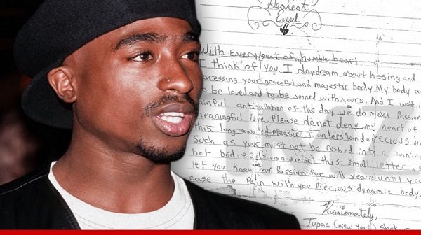 Voici les contenus des lettres d’amour manuscrites de Tupac Shakur mises en vente
