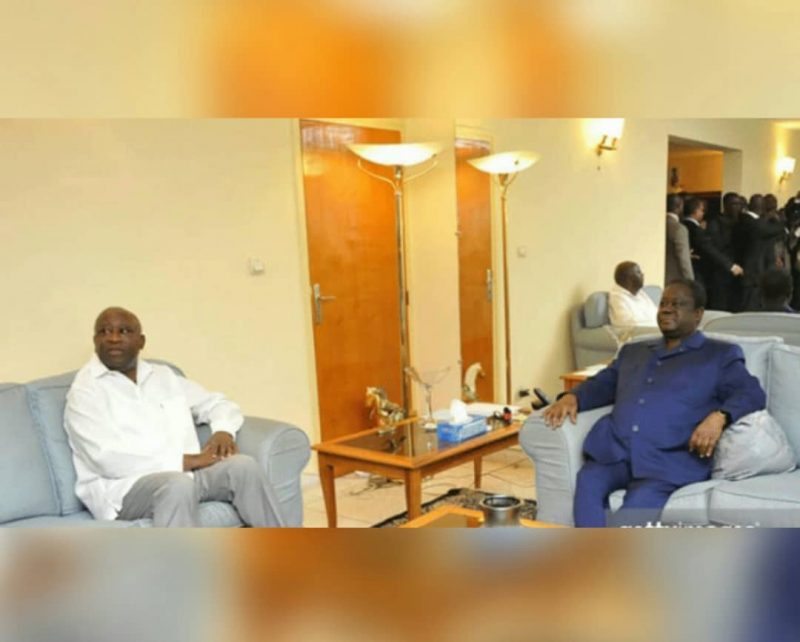 Côte d’Ivoire : les grands points de la rencontre entre Konan Bédié et Laurent Gbagbo ce lundi à Bruxelles