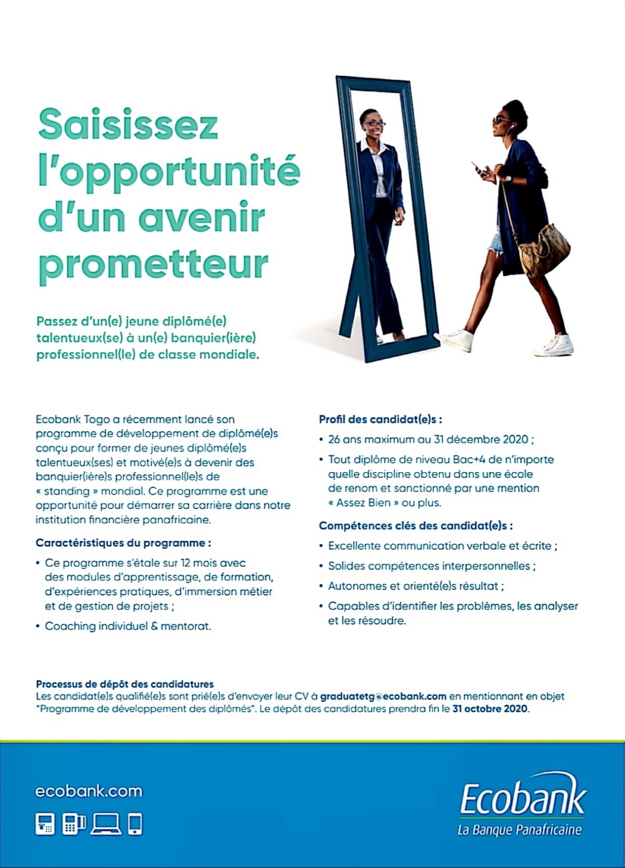 Saisissez l’opportunité d’un avenir prometteur avec Ecobank