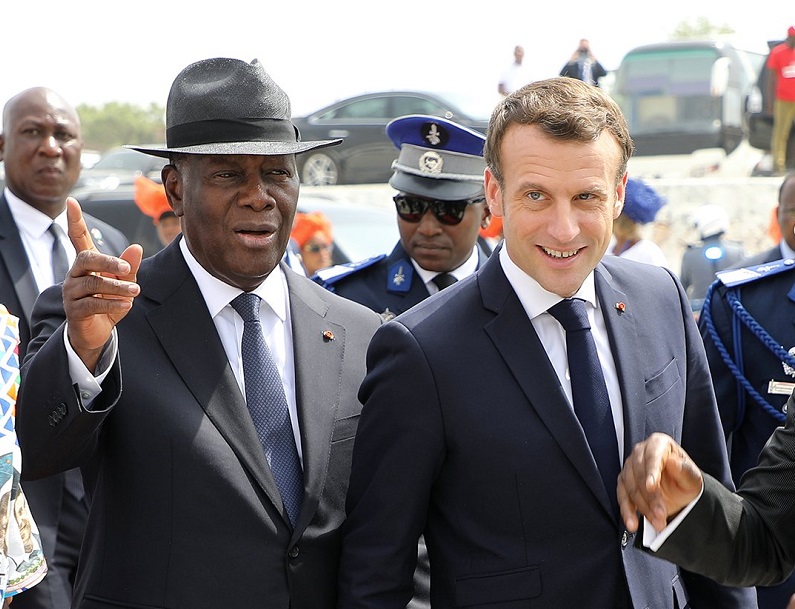 3e mandat en Côte d’Ivoire : Macron donne raison à Alassane Ouattara