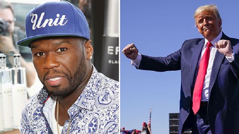 50 Cent : « Je m’en fous qu’il n’aime pas les Noirs, je vote Trump »