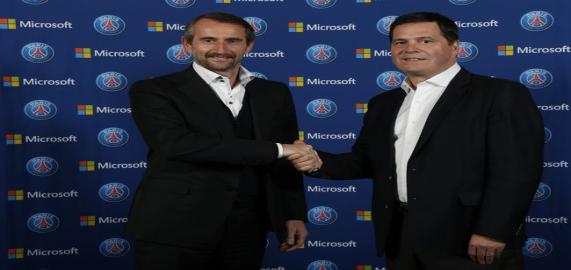 Microsoft, nouveau partenaire du PSG