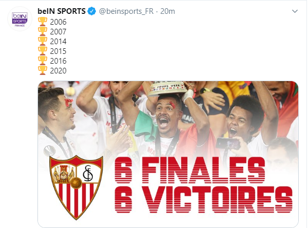 Ligue Europa : la statistique incroyable du FC Séville