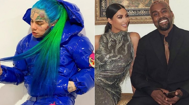6ix9ine validé par Kim Kardashian et Kanye West ?