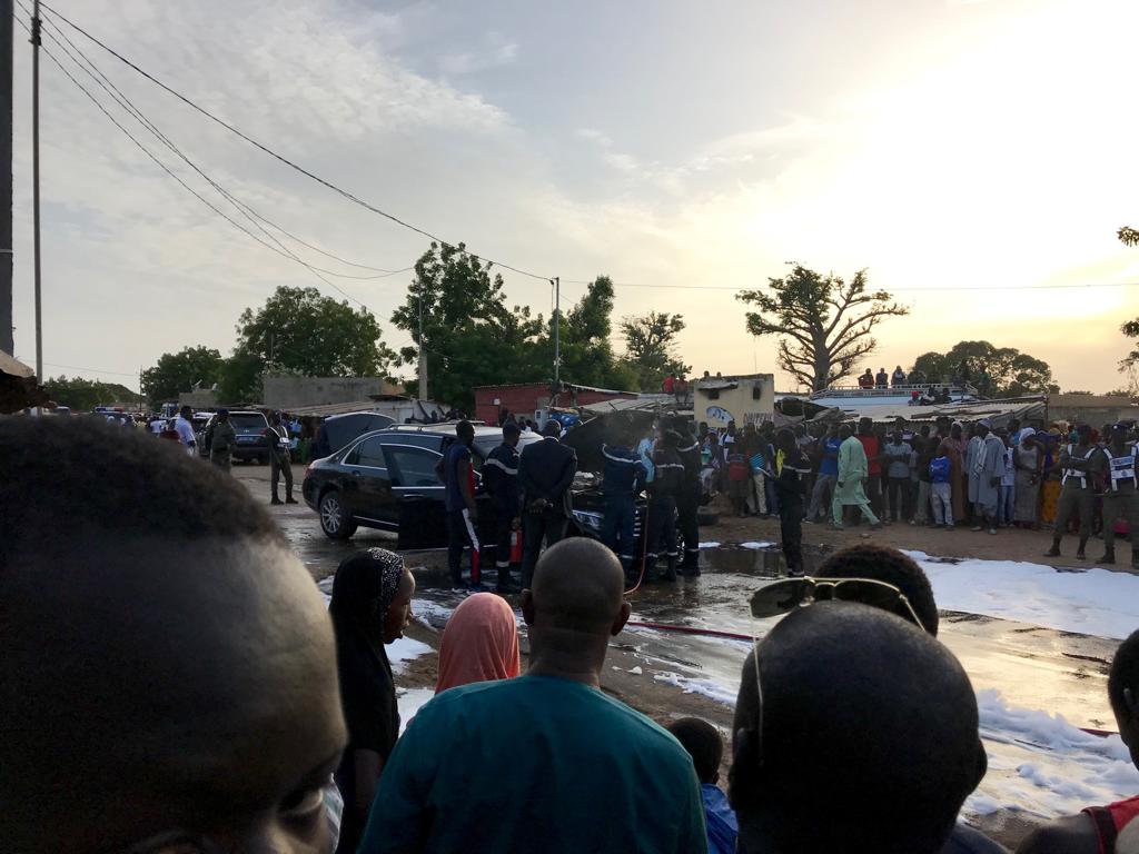 Sénégal : le véhicule présidentiel prend feu, Macky Sall et IBK à bord