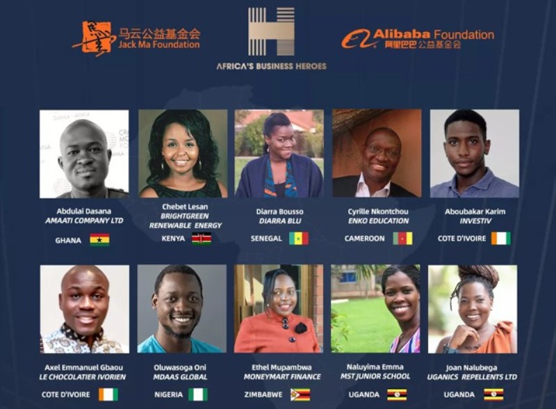 Fondation Jack Ma : les 10 finalistes de l’Africa’s Business Heroes connus