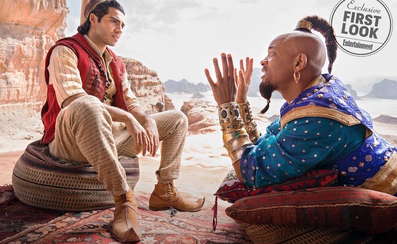 Lampe d’Aladdin avec Will Smith en génie : Disney dévoile les premières images