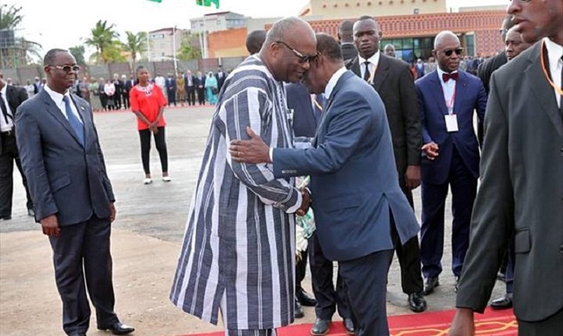 Alassane Ouattara chez Marc Rock Christian Kaboré ce mardi