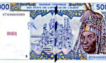 Voici la collection des émissions des billets de Francs CFA de 1945 à 2019