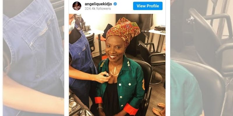 Angélique Kidjo s’affiche au naturel et souriante sur Instagram