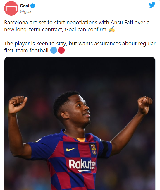 Le FC Barcelone veut blinder Ansu Fati