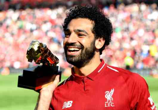 Après une saison étincelante avec Liverpool, Mohamed Salah (Liverpool) élu meilleur joueur de Premier League