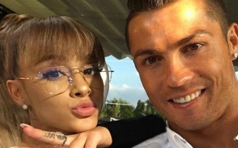 Ariana Grande vise Cristiano Ronaldo