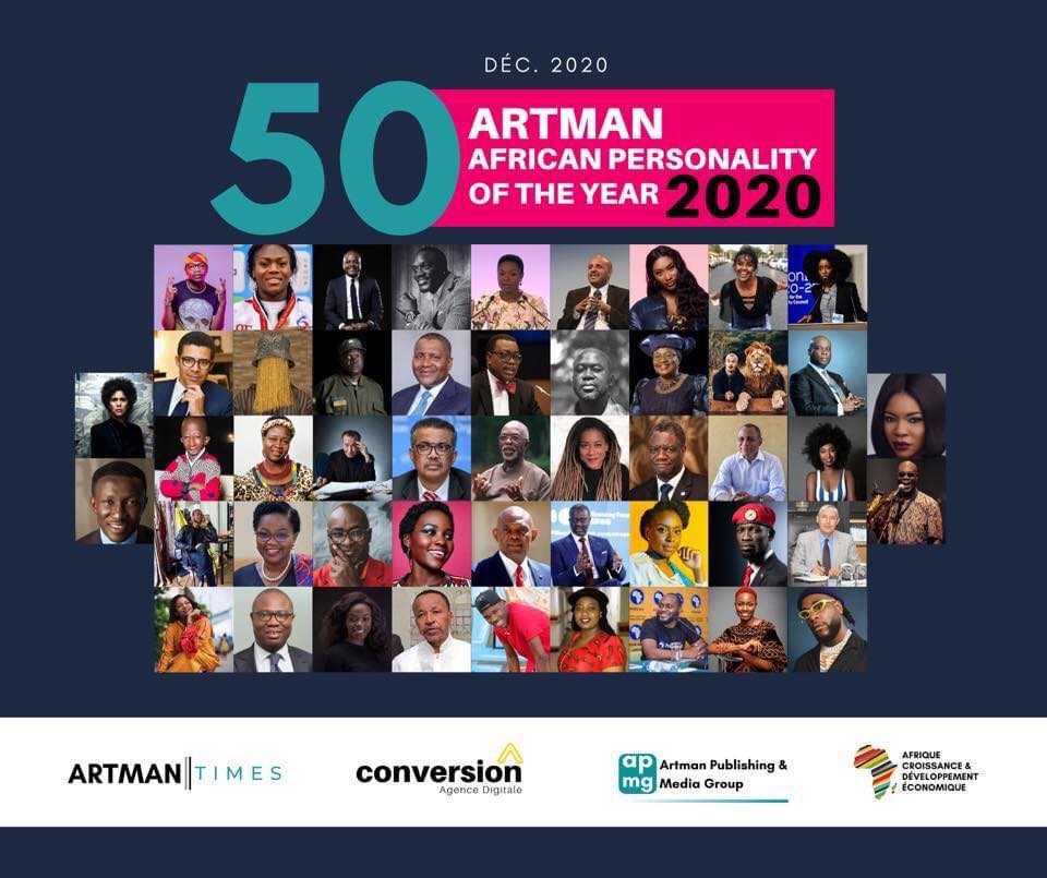 Afrique : Grand P parmi les 50 personnalités de l’année 2020
