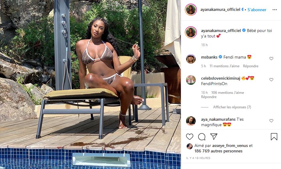 [Photo] En bikini, Aya Nakamura met tout le monde d’accord
