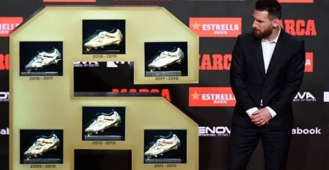 Barcelone : un 6ème soulier d’or pour la légende Lionel Messi (Photo)