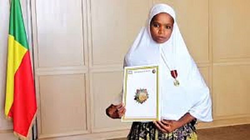 Bénin : Sakina Harouna, décorée à la présidence pour sa bravoure