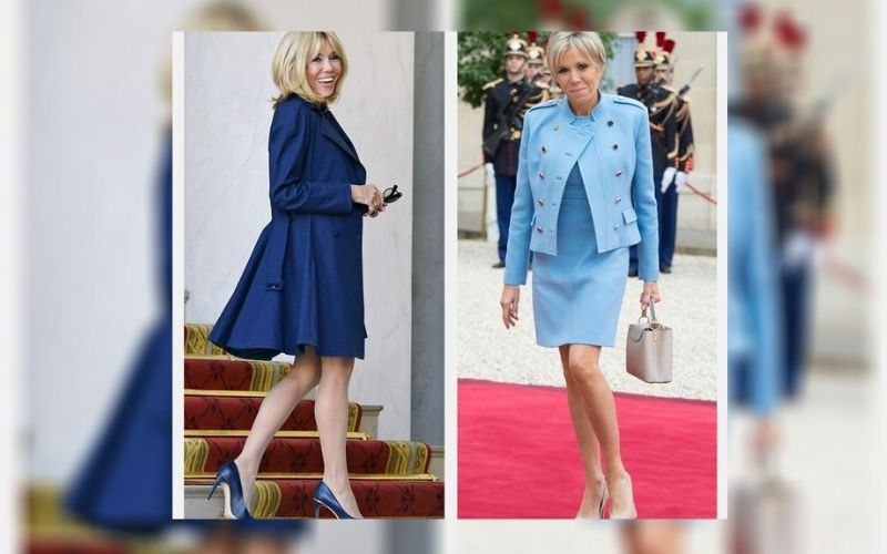 Brigitte Macron : la raison inattendue  pour laquelle elle ne porte que des robes ou des jupes courtes
