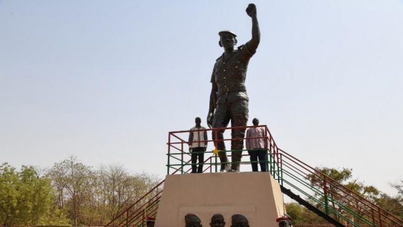 Burkina Faso : une statue géante de Thomas Sankara inaugurée à Ouaga