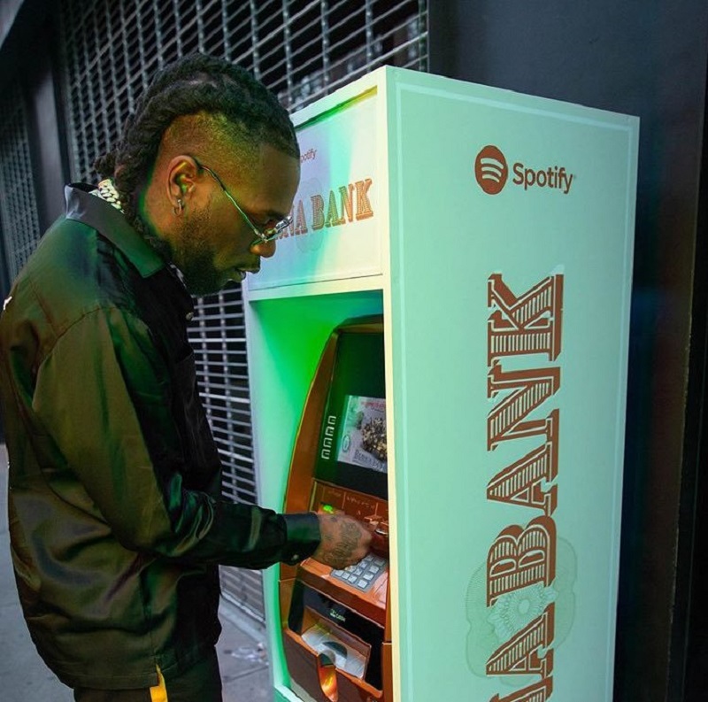 Burna Boy lance sa propre monnaie avec Spotify