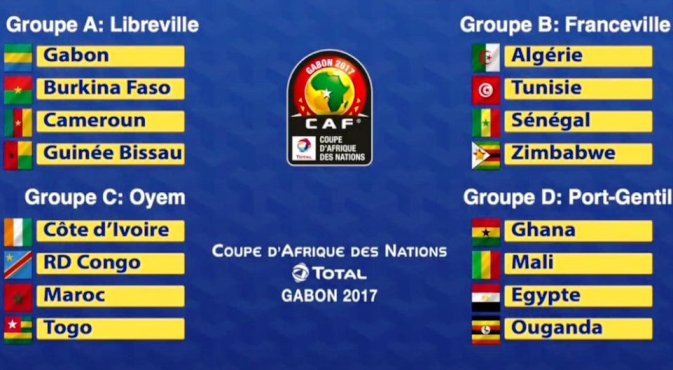 CAN Total Gabon 2017 : le programme complet !