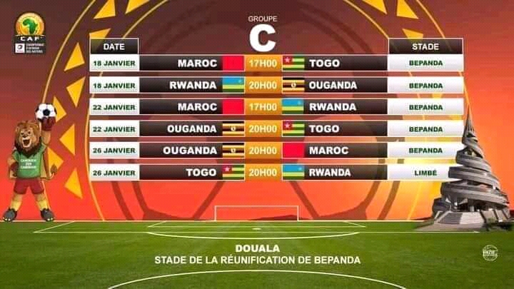 CHAN Cameroun 2021 : voici le calendrier des matchs des Eperviers