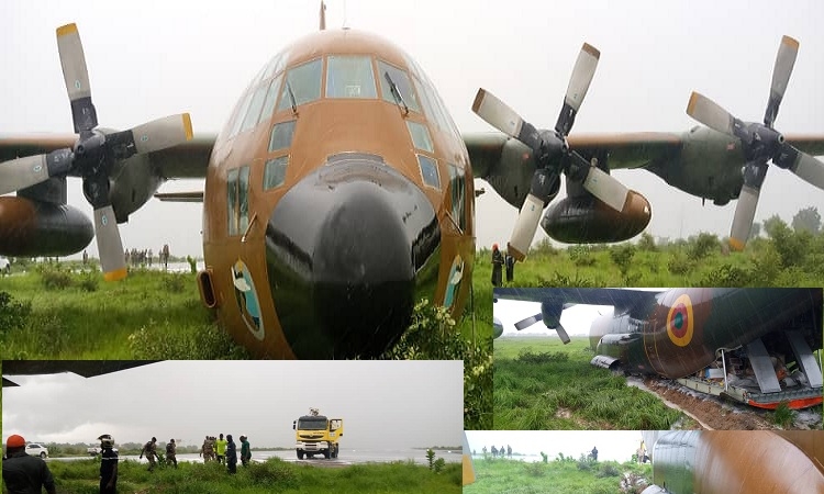 Cameroun : un avion militaire rate son atterrissage (photo)
