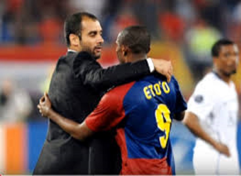 Ce que doit faire Éto’o pour devenir un bon coach selon Guardiola