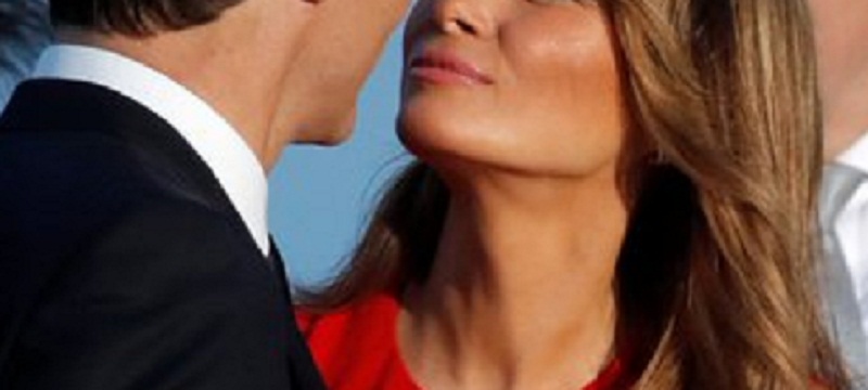 Cette bise de Melania Trump à Justin Trudeau agite la toile (image)