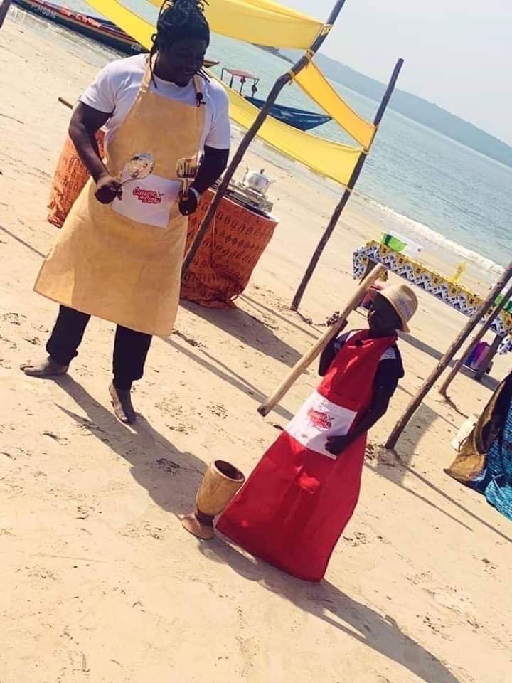Cette image de Grand P en ‘mode cuisine’ fait la une du web