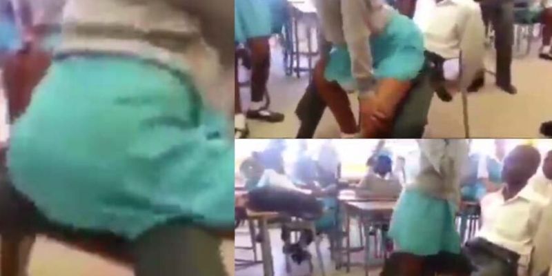 Cette lycéenne s’offre une danse exotique devant un camarade de classe (vidéo)