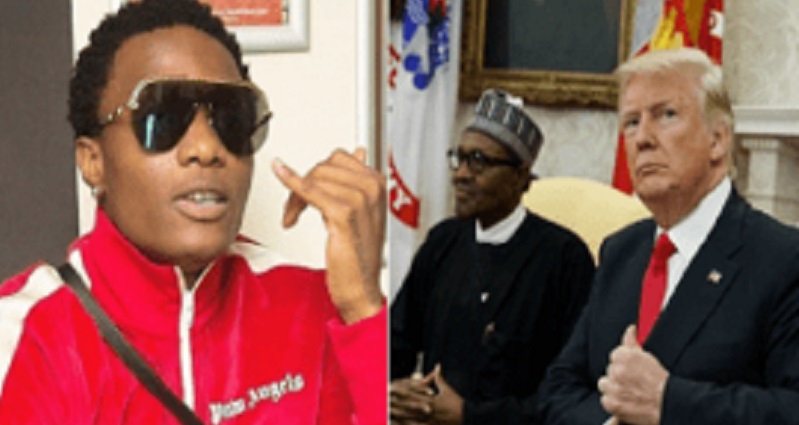 Compassion de Buhari à Trump : Wizkid s’attaque à son président