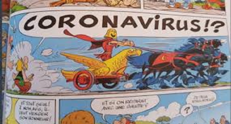 Coronavirus était un personnage d’ « Astérix »