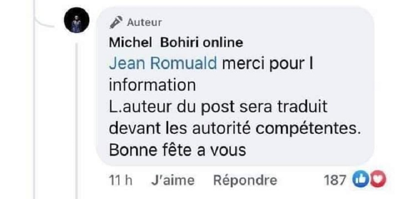 Côte d’Ivoire : un internaute annonce le décès de Michel Bohiri ; l’acteur en colère