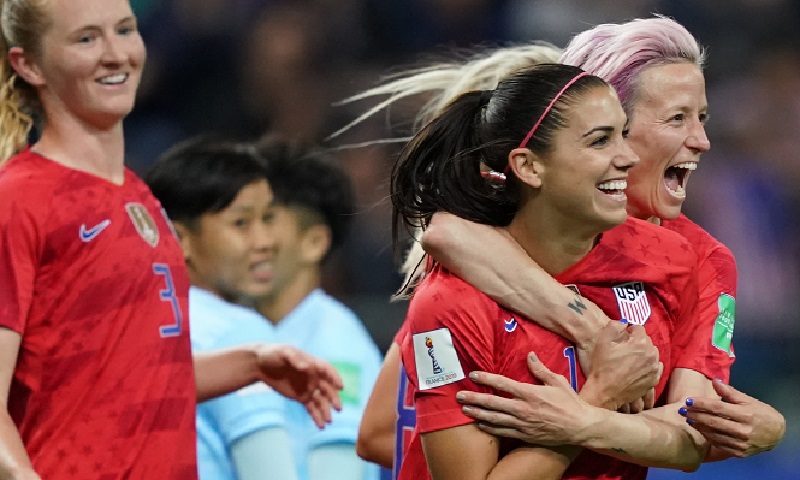 Coupe du monde féminine/USA vs Thaïlande : 13 – 0 ; le score qui affole la toile (vidéo)