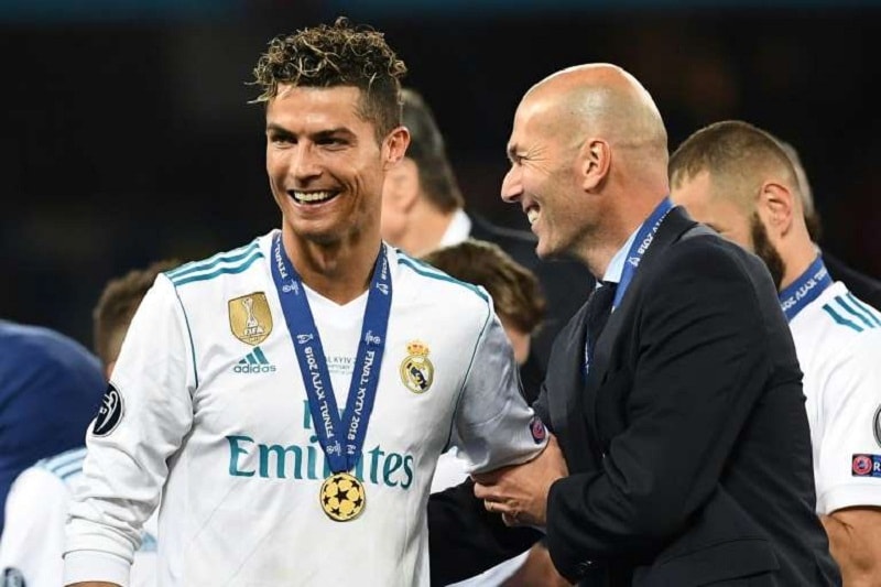 Cristiano Ronaldo rend hommage à Zinedine Zidane