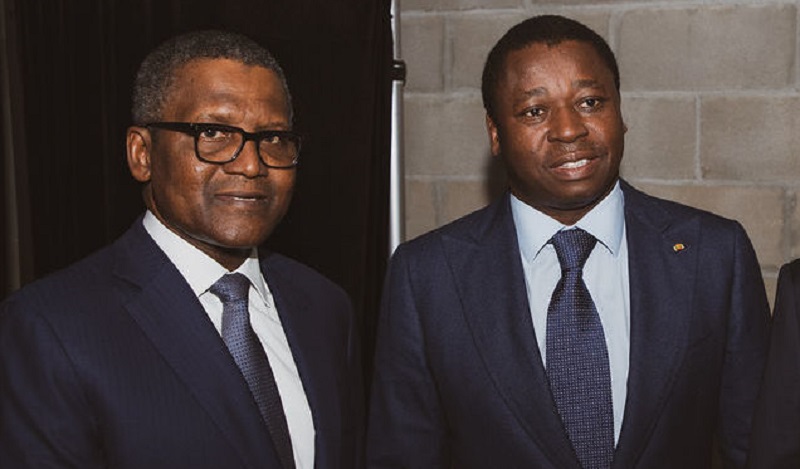 Togo : Ce que le milliardaire Dangote  est venu  dire à Faure Gnassingbé ce jeudi