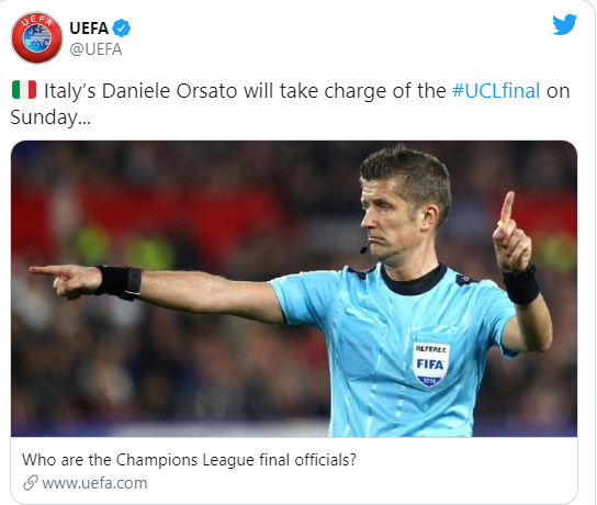LdC : l’arbitre de la finale connu ; un bon souvenir pour le PSG, pas pour le Bayern