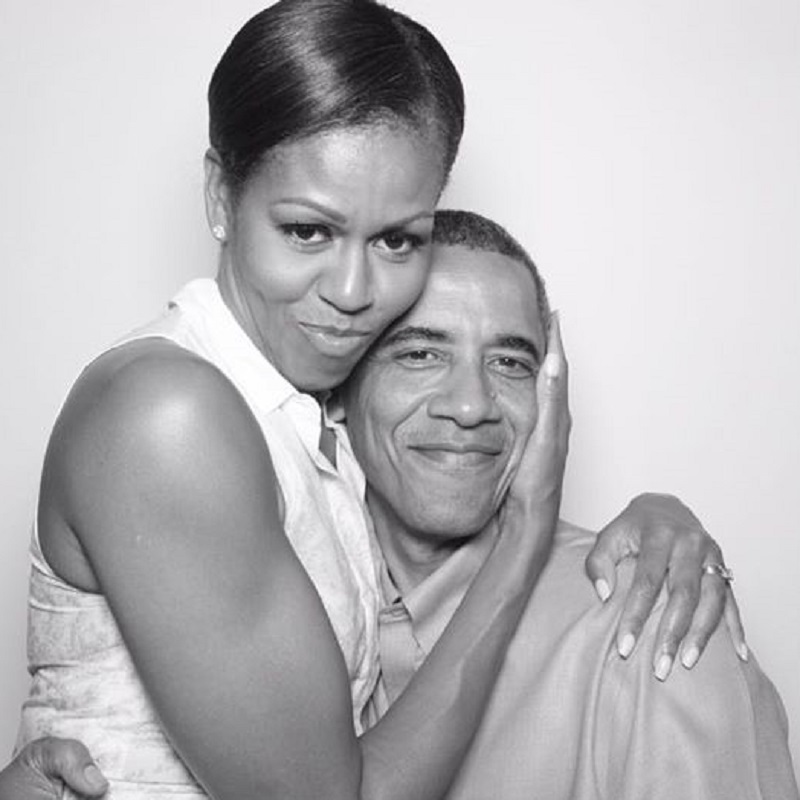 Des clichés intimes de Barack Obama pour fêter l’anniversaire de Michelle !