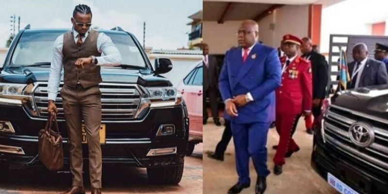 Diamond Platmnuz s’offre la même voiture que le président Félix Tshisekedi (photo)