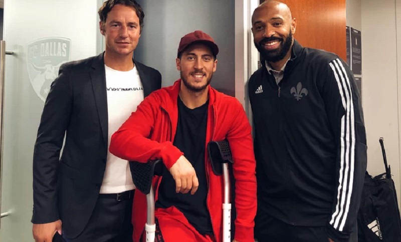 A Dallas, Eden Hazard retrouve Thierry Henry