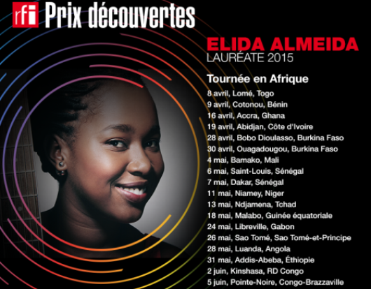 Elida Almeida à Lomé le 8 avril