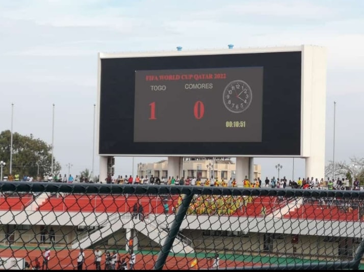 Elim. Mondial 2022 : avance des Eperviers du Togo à la mi-temps