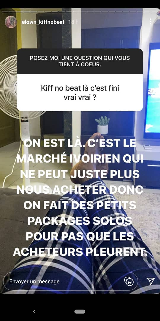 Côte d’Ivoire : « Kiff No Beat, c’est fini ? » La confidence d’Elow’n
