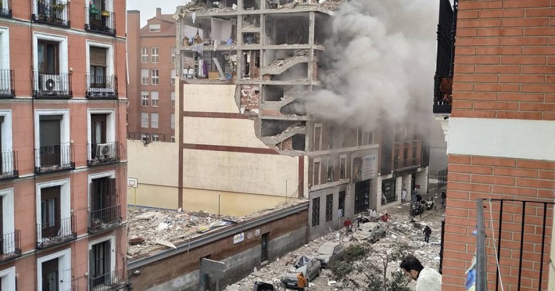 Espagne : forte explosion dans le centre de Madrid