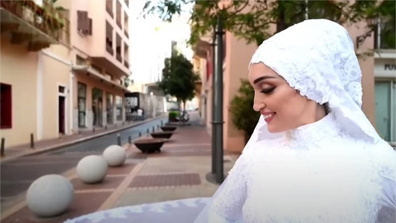 Explosions à Beyrouth : la séance photo d’une mariée libanaise vire à la tragédie (vidéo)