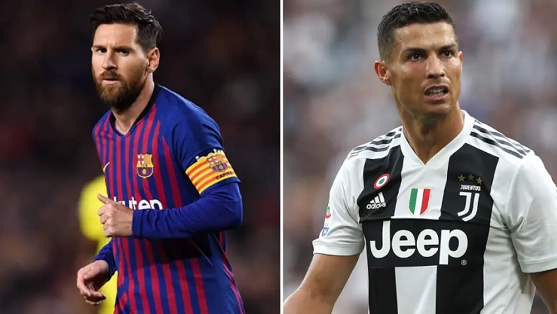 Les jambes de Cristiano Ronaldo valent le double de celles de Lionel Messi