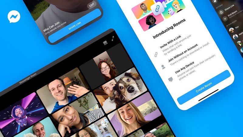 Facebook : Faites une visite virtuelle à vos connaissances avec le Messenger Rooms